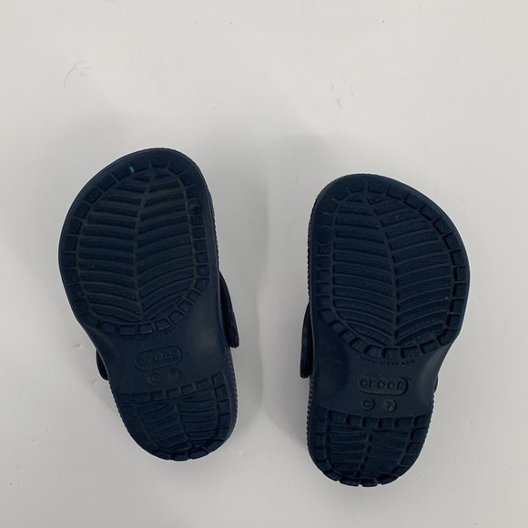 CROCs Classic clog shoe navy marine blue child boys infant baby 7 - Picture 6 of 8